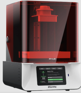 3D dental printer fabricating custom dental restorations, surgical guides, night guards, and dental models at Jeffrey L. Cohen, DDS in Covina, CA.
